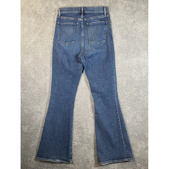 Abercrombie & Fitch Jeans‎ Womens 4R/27 Flare High Rise Denim Stretch Boho Artsy - Picture 12 of 16